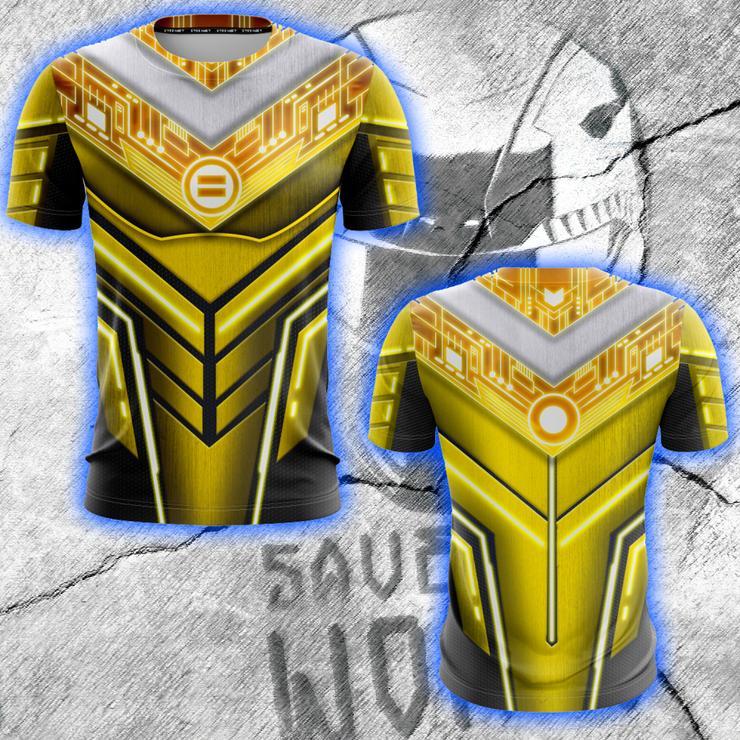 Power Ranger ZEO Cosplay Unisex 3D T-shirt Gold Ranger