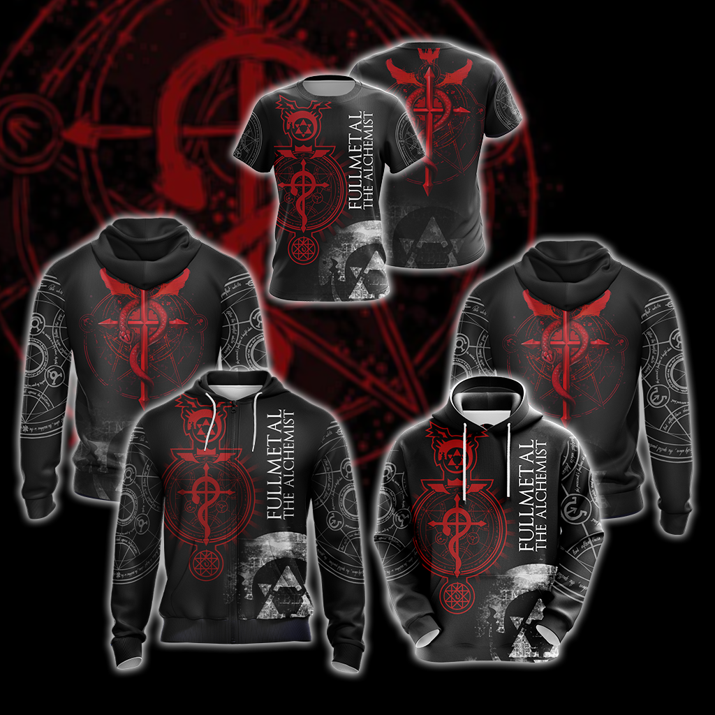 Fullmetal Alchemist symbols Unisex 3D T-shirt