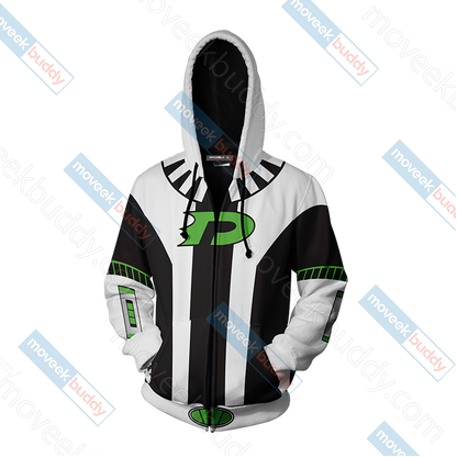 Danny Phantom: Danny Fenton Cosplay Zip Up Hoodie Jacket