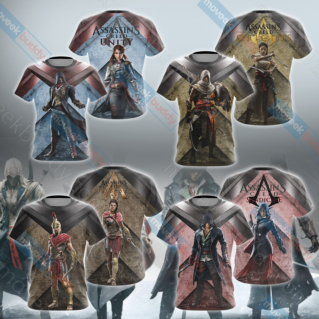 Assassin's Creed Origins New Collection Unisex 3D T-shirt