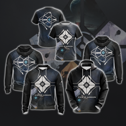 Destiny 2 Shadowkeep Ghost Emblem Unisex 3D T-shirt