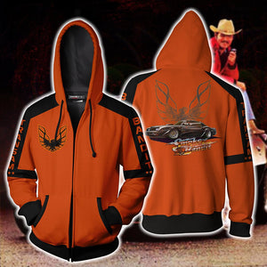 Smokey And The Bandit Zip Up Hoodie XS  