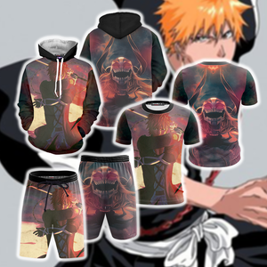 Bleach Kurosaki Ichigo 3D Beach Shorts   