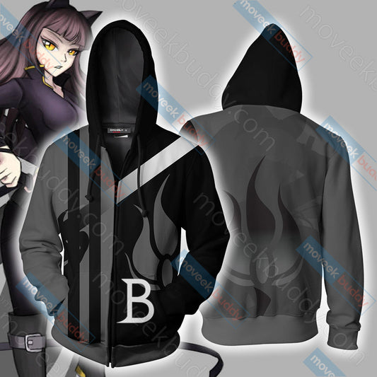 RWBY Blake Belladonna Zip Up Hoodie 5XL