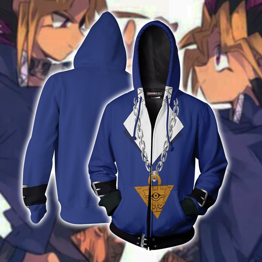 Yu-Gi-Oh! Muto Yugi Cosplay New Look Zip Up Hoodie Jacket Version 1