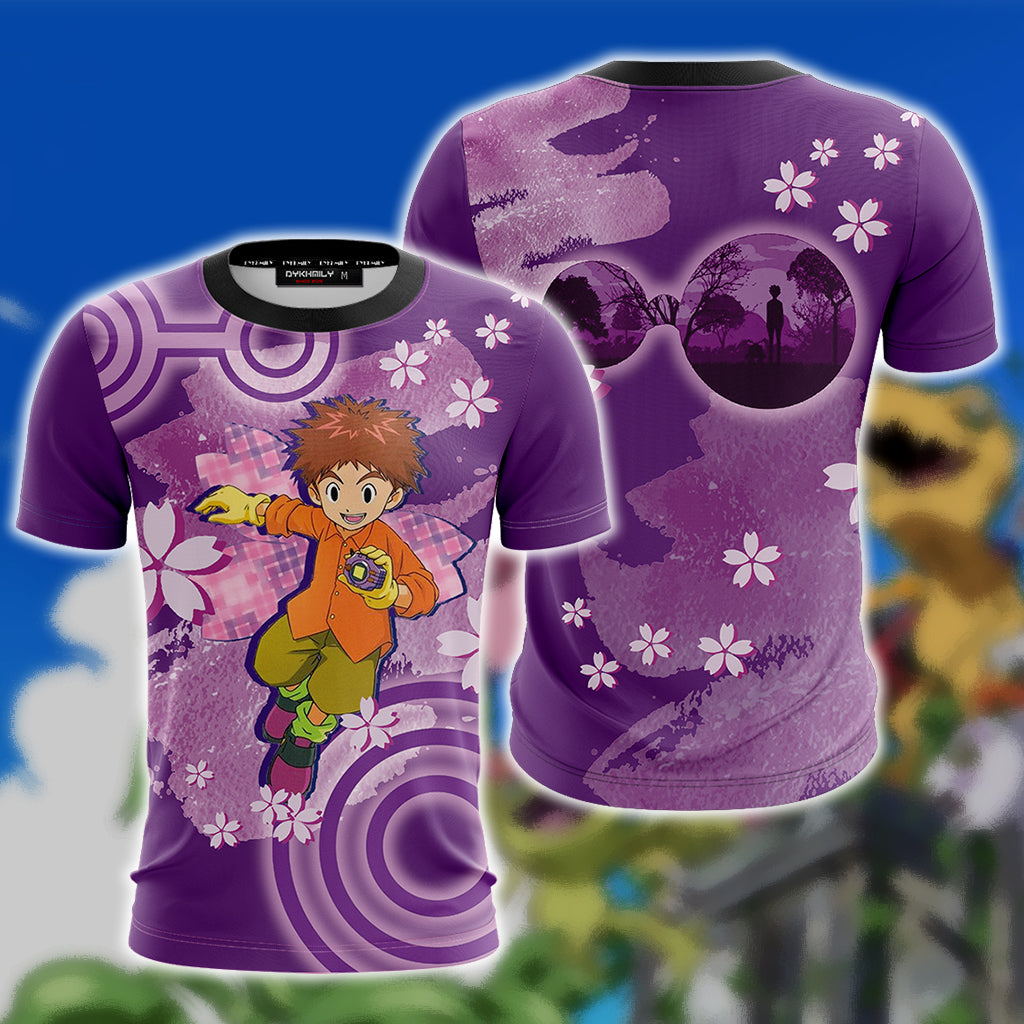 Digimon Izumi Koushiro Unisex 3D T-shirt S  