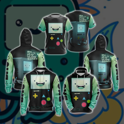 Adventure Time BMO Style Unisex 3D T-shirt