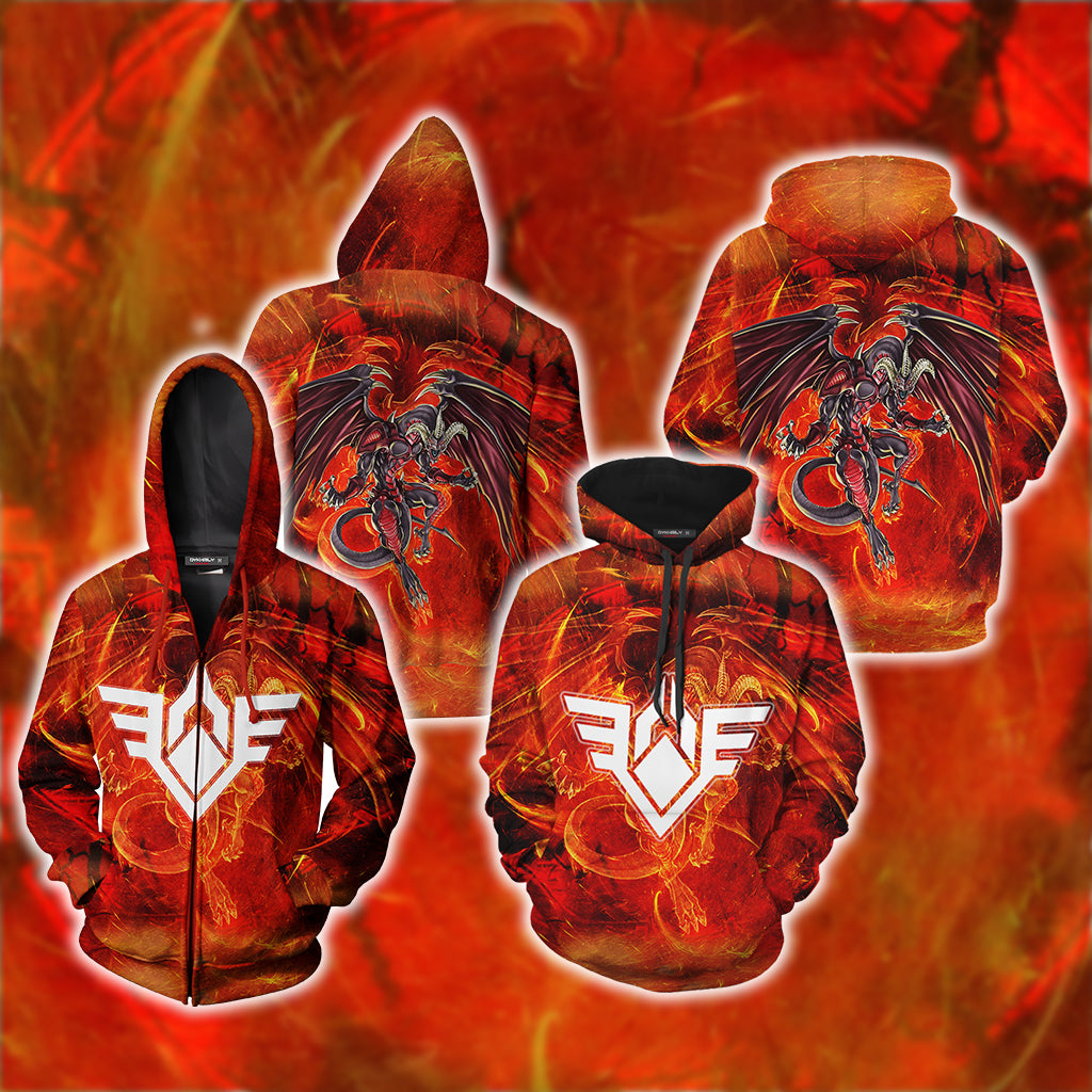 Yu-Gi-Oh! Red Dragon Archfiend Unisex 3D T-shirt