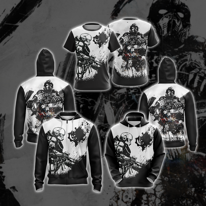 Gears Of War Game Unisex 3D T-shirt