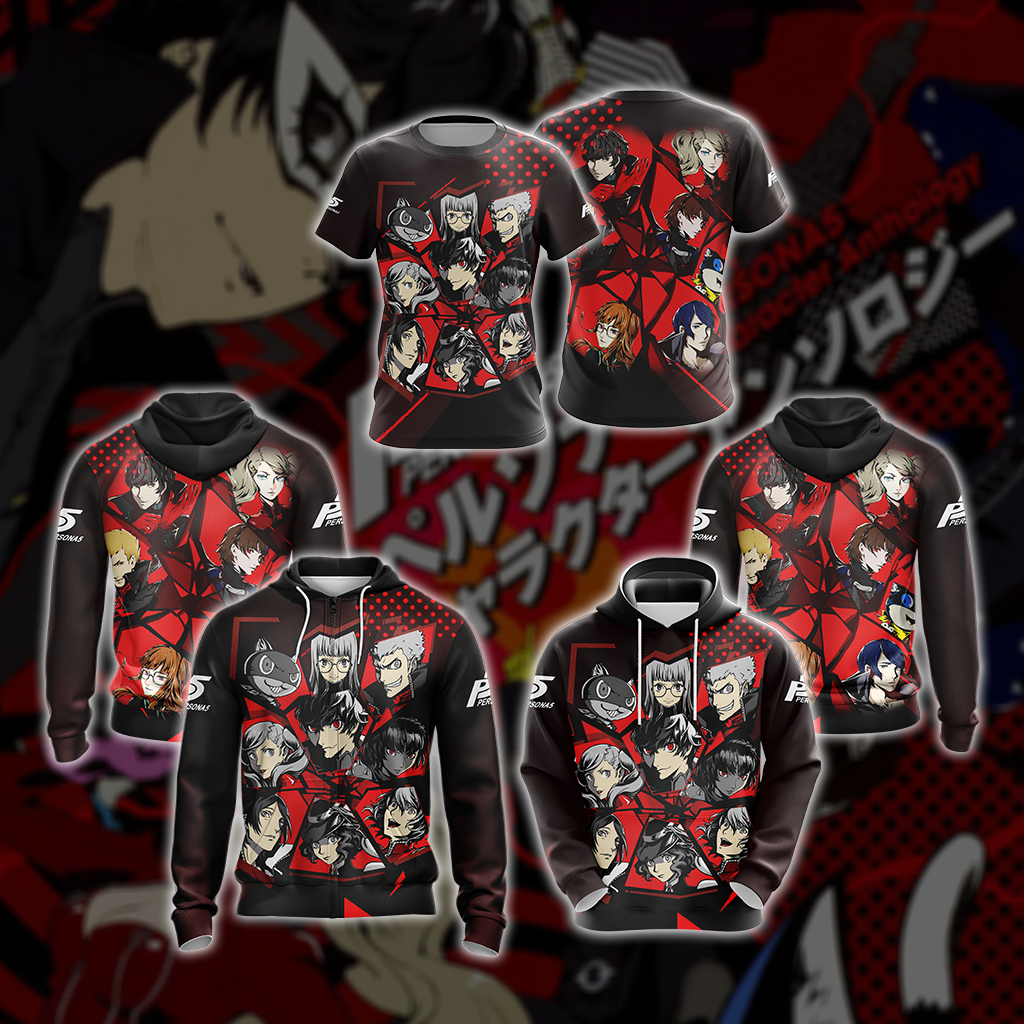 Persona 5 - Character Unisex 3D T-shirt