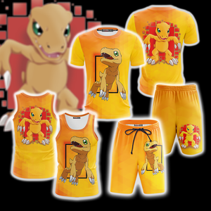 Digimon - Greymon Unisex Beach Shorts   