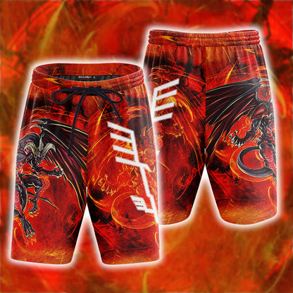 Yu-Gi-Oh! Red Dragon Archfiend The Mark Of The Wings Beach Shorts