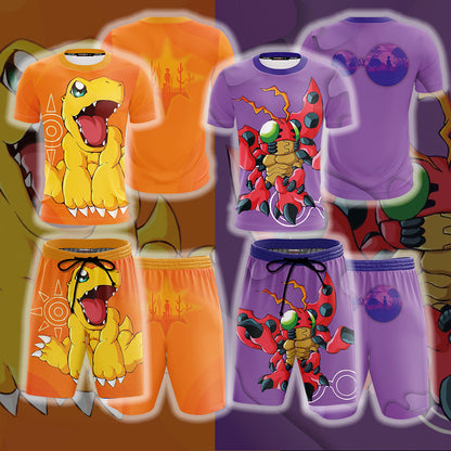 Digimon Agumon Unisex Beach Shorts