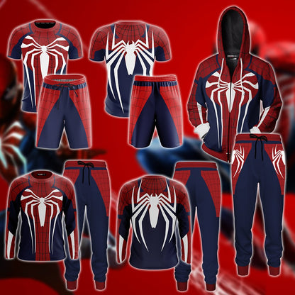 Spider-Man Cosplay PS4 Advanced Suit New Look 3D Hoodie