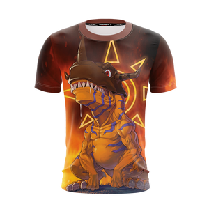 Digimon Greymon New Unisex 3D T-shirt   