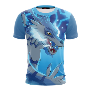 Digimon Garurumon 3D T-shirt Tank Top Hoodie Beach Shorts Joggers   