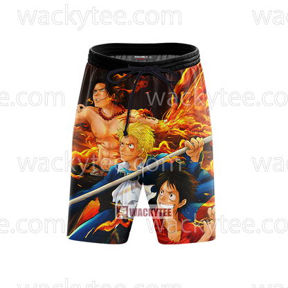 One Piece: Luffy - Ace - Sabo 3D T-shirt