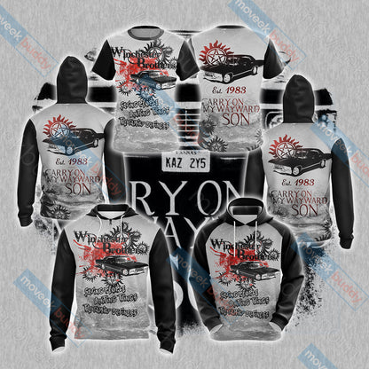 Supernatural - Winchester Unisex 3D T-shirt