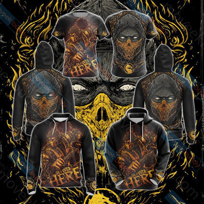Mortal Kombat Scorpion New Style Unisex 3D T-shirt