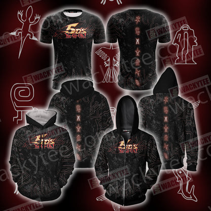 Yu Gi Oh! 5DS - Mark of the Shadows Unisex 3D T-shirt