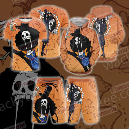 One Piece Soul King Brook Unisex 3D T-shirt