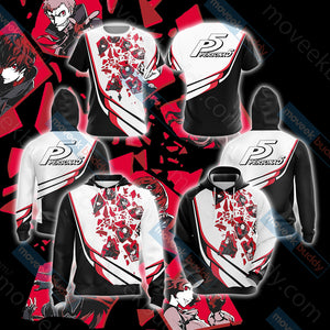 Persona 5 New Look Unisex 3D T-shirt Hoodie   