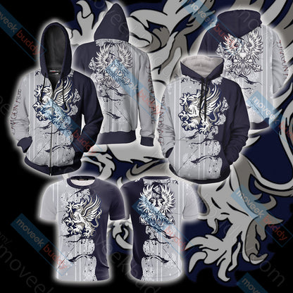 Dragon Age - Grey Warden symbol Unisex 3D T-shirt