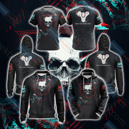 Destiny 2 New Style Unisex 3D T-shirt Zip Hoodie Pullover Hoodie
