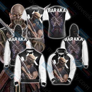 Mortal Kombat Baraka New Unisex 3D T-shirt   