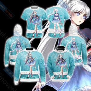 RWBY - Weiss Schnee New Unisex 3D T-shirt   