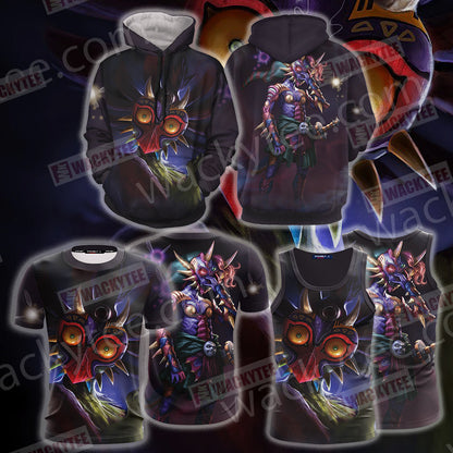 The Legend Of Zelda: Majora Skull Kid Unisex 3D T-shirt