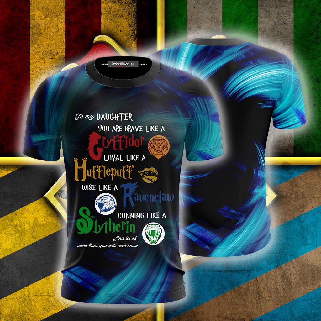 You Are Brave Loyal Wise Cunning Harry Potter Unisex 3D T-shirt S