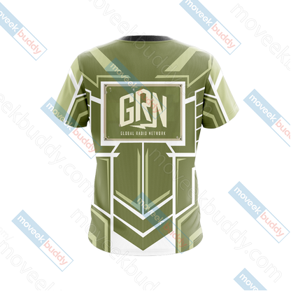 Team Fortress 2 - GRN - GLOBAL RADIO NETWORK Unisex 3D T-shirt