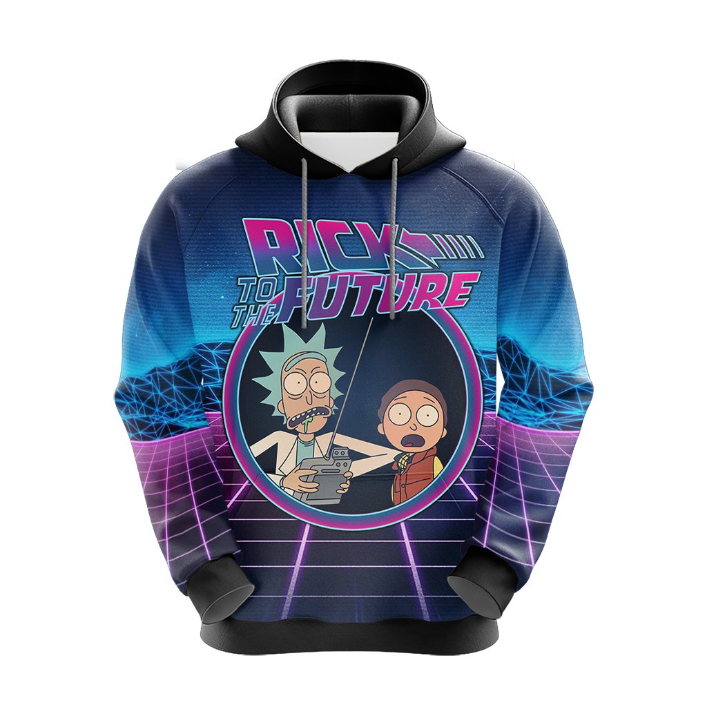 Back To The Future x Rick and Morty Unisex 3D T-shirt