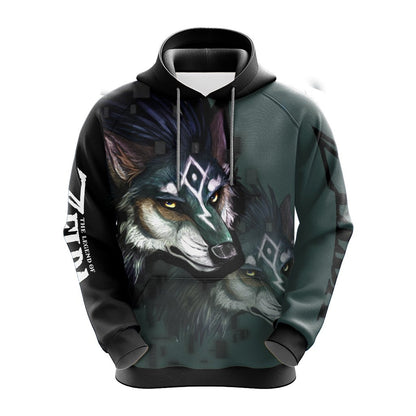 The Legend Of Zelda Link Wolf Unisex 3D T-shirt