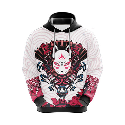 Naruto Kitsune Mask Unisex 3D T-shirt