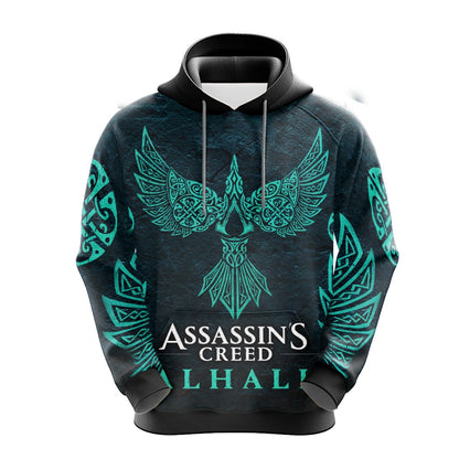 Assassin's Creed Valhalla Unisex 3D T-shirt Zip Hoodie Pullover Hoodie