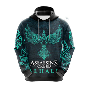 Assassin's Creed Valhalla Unisex 3D T-shirt Zip Hoodie Pullover Hoodie   