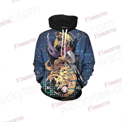Digimon Evolution of Agumon Unisex 3D T-shirt