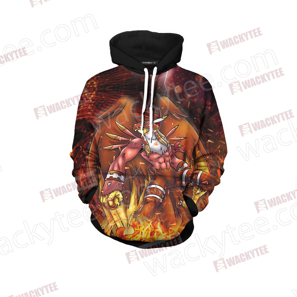 Digimon Garudamon New Look Unisex 3D T-shirt