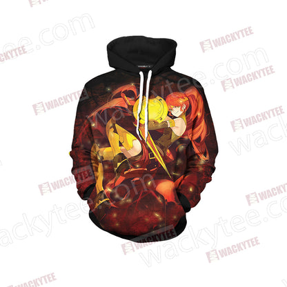 RWBY Pyrrha Nikos Unisex 3D T-shirt