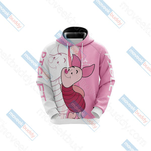 Winnie The Pooh - Piglet Unisex 3D Hoodie   