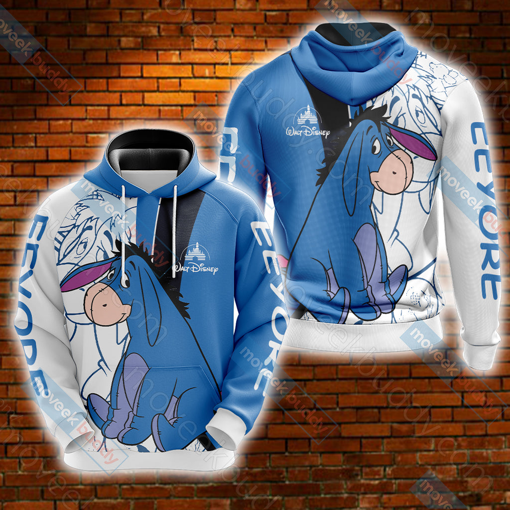 Winnie The Pooh - Eeyore Unisex 3D Hoodie