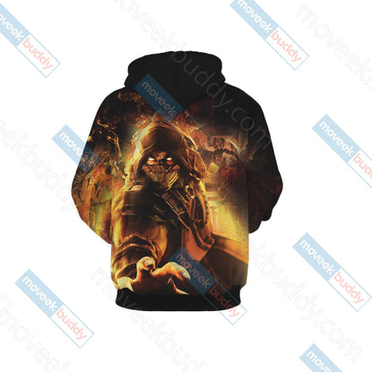 Mortal Kombat Scorpion New Version 3D T-shirt