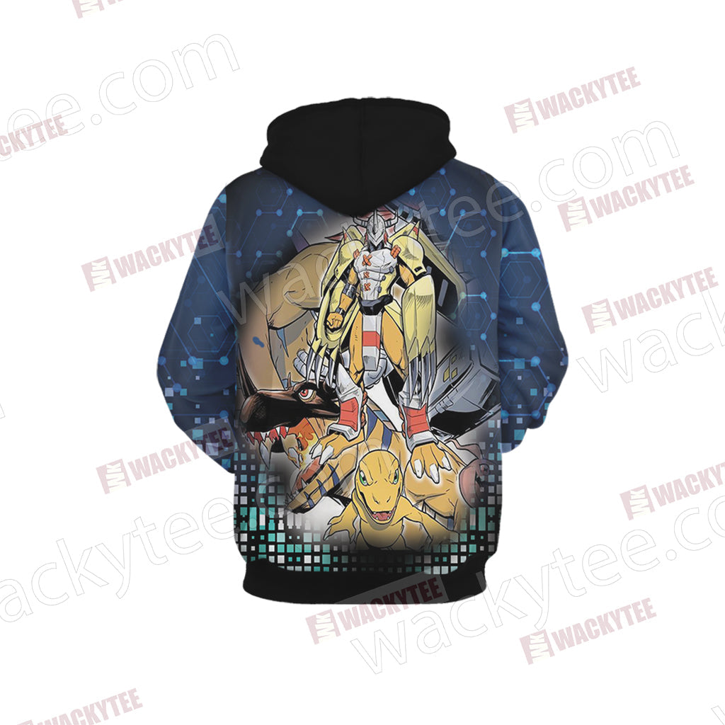 Digimon Evolution of Agumon Unisex 3D T-shirt