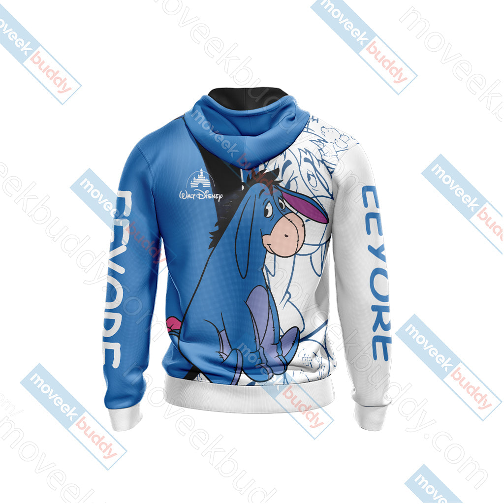 Winnie The Pooh - Eeyore Unisex 3D Hoodie