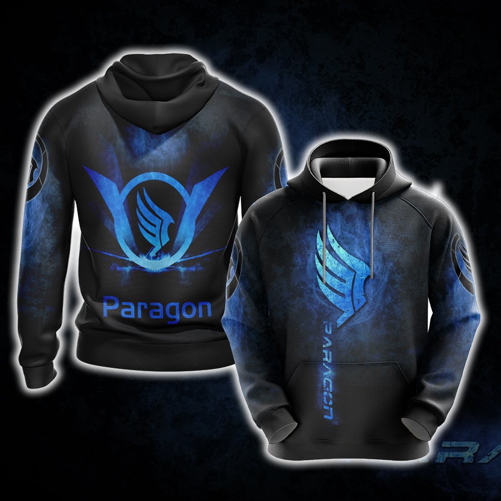Mass Effect - Paragon Unisex 3D T-shirt Hoodie