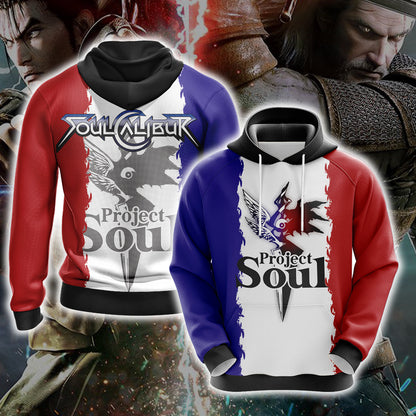 Soul Calibur - Project Soul Unisex 3D T-shirt Hoodie