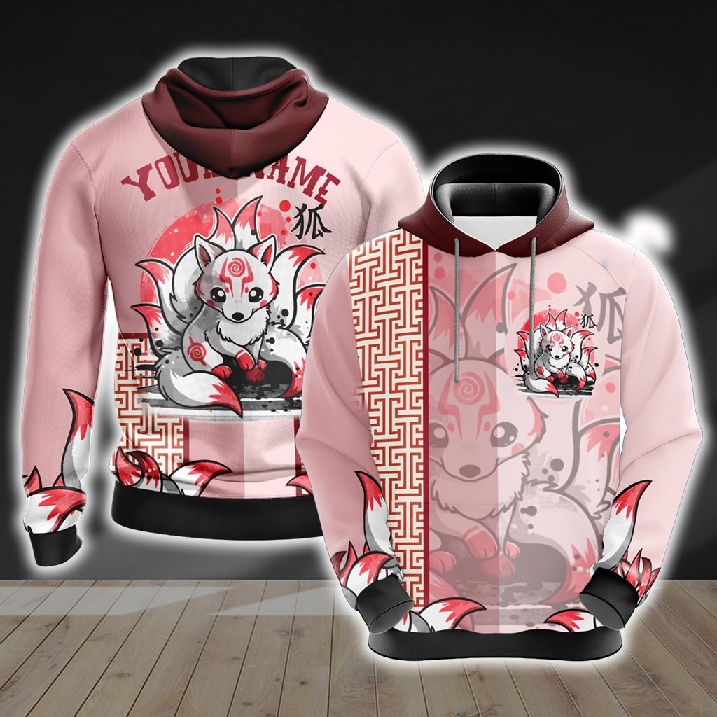 Ninetail fox Spirit-Customized Unisex 3D T-shirt Hoodie
