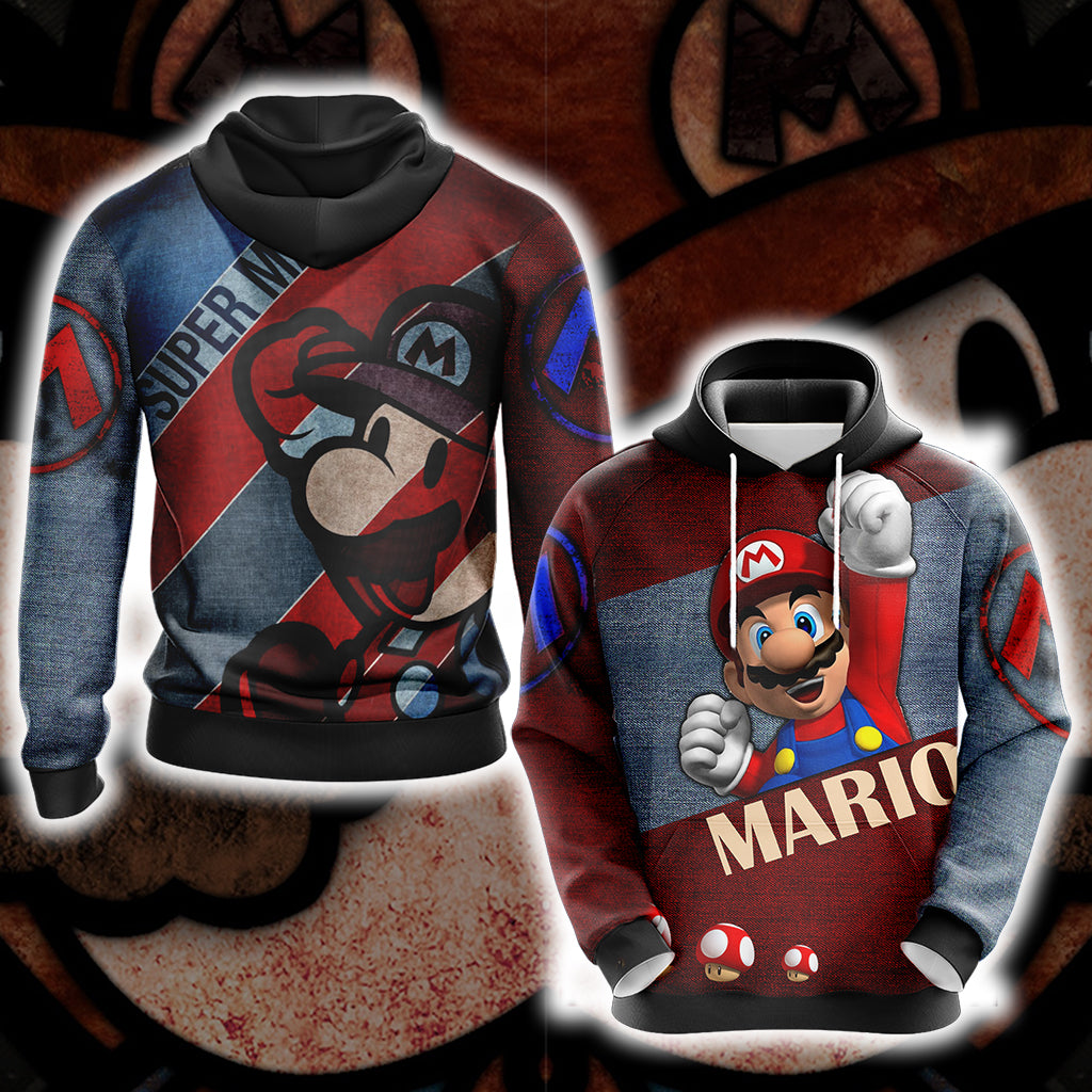 Mario New Style Unisex 3D T-shirt Hoodie